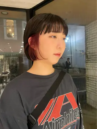 ショート 透明感カラー🪐/ 艶カラーのヘアスタイル