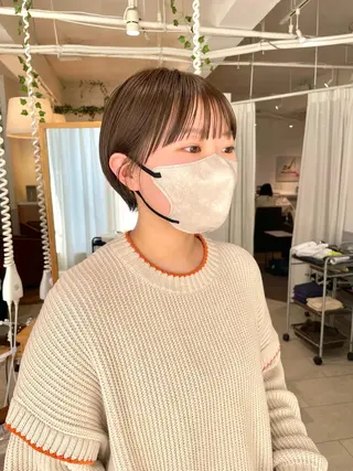 ショート カラー salowin梅田茶屋町north所属・くがれいじ 梅田/ショート/ボブのヘアスタイル
