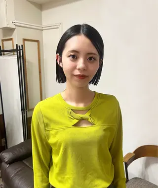 ショート まろやか透明感カラー ♡MANAのヘアスタイル