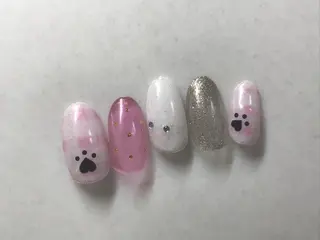 ネイル 爪工房ぱるっこ所属・川岡 香を里のネイルデザイン