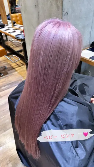 ロング カラー 💞艶カラー/ ブリーチ💞ユウカのヘアスタイル