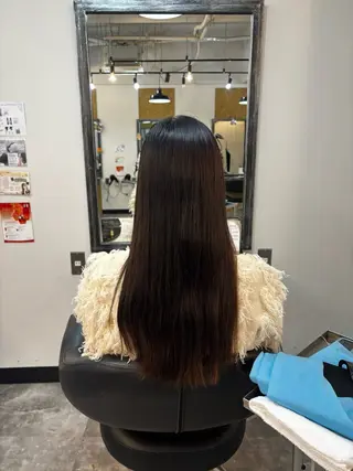 ロング カットモデル無料 🌙 松本のヘアスタイル