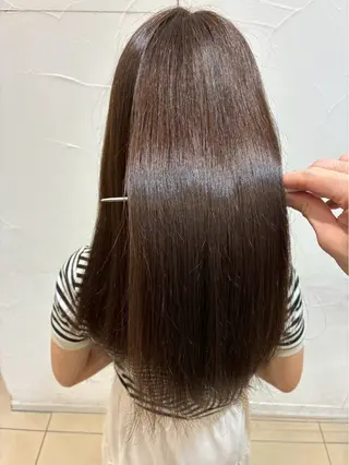 ロング 染谷 玲花のヘアスタイル
