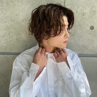 カラー パーマ メンズ SEIGO/カット /メンズパーマ🔥のヘアスタイル