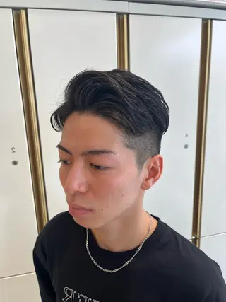 メンズ バレイヤージュ/ヘア アレンジ/shionのヘアスタイル