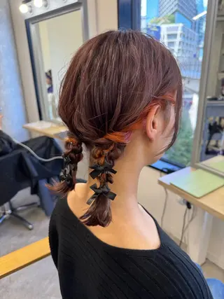 ヘアアレンジ 梅田/美髪カラー/ ガーリー🎀/Noeのヘアスタイル