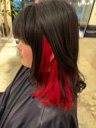 ミディアム 💖ASUKA 💜/透明感カラーのヘアスタイル