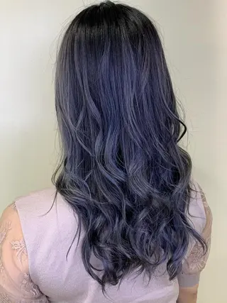 セミロング カラー 春日 力のヘアスタイル