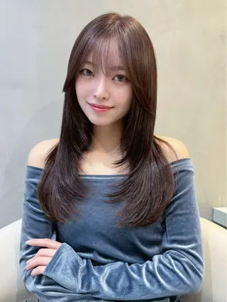 セミロング 🩵縮毛矯正 /🫧harukaのヘアスタイル