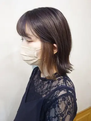ミディアム ブリーチ／ 髪質改善／ＲＹＯのヘアスタイル