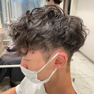 ショート パーマ メンズ 【メンズ縮毛矯正】 田中秀斗のヘアスタイル