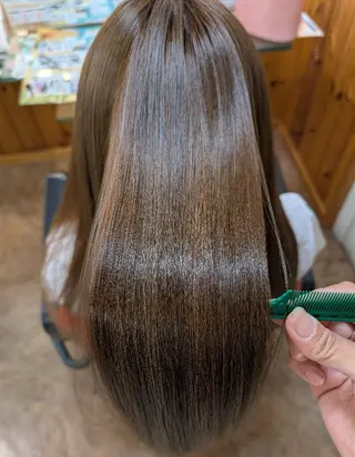 ロング 田中 美沙のヘアスタイル