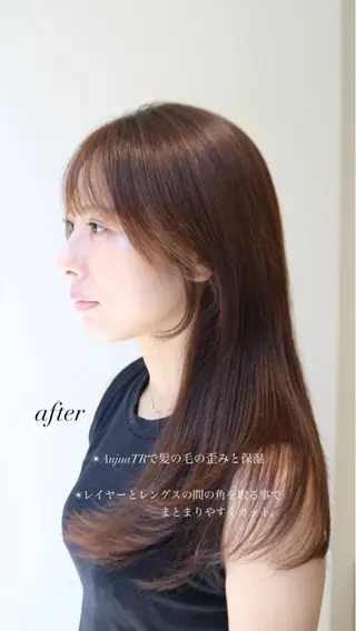 セミロング 金子侑史 /縮毛矯正の人のヘアスタイル