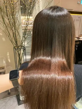 セミロング パーマ 美髪矯正/ 伊藤 更のヘアスタイル