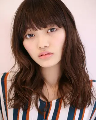 ロング カラー 堀内 翔のヘアスタイル