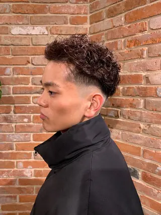パーマ メンズ 小野 友誠のヘアスタイル