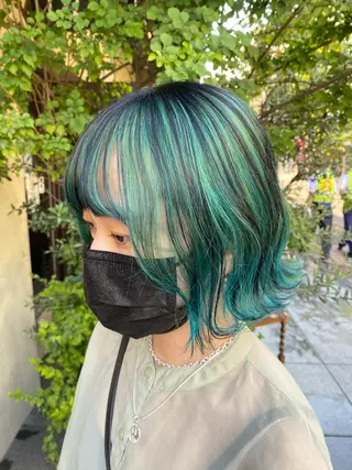 ショート カラー 酸スト/フェザー パーマ/三谷海斗のヘアスタイル