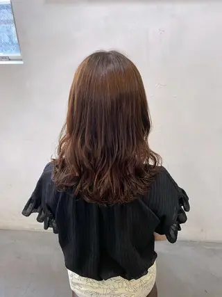 ロング パーマ 進 詩織のヘアスタイル