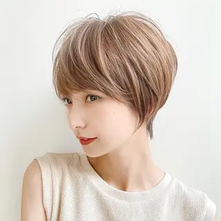 ショート カラー 宮本 聖希のヘアスタイル