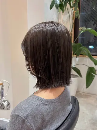 ショート green machida所属・暖色・ベージュ♡ nanoha itoのヘアスタイル