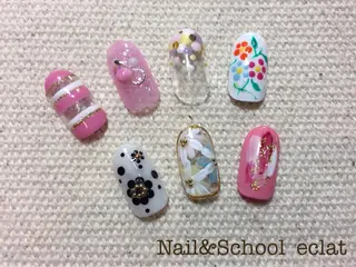 ネイル センター南 eclatのネイルデザイン