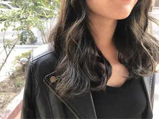 セミロング カラー 中津/柔らかカラー/ ナガオ　イズミのヘアスタイル