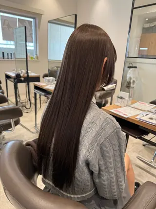 ロング カラー 髪質改善カラー ゆづきのヘアスタイル