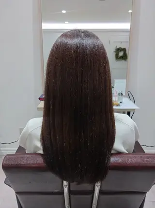カラー ロング 中山 樹のヘアスタイル