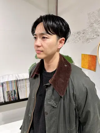 ショート メンズ 林下  大輔のヘアスタイル