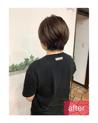 ショート 安藤 まどかのヘアスタイル