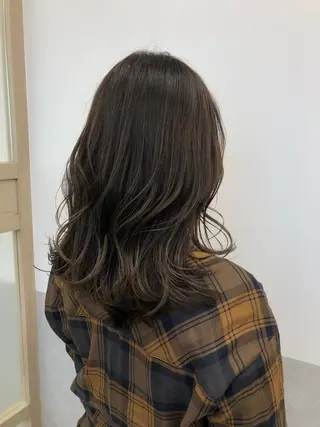 ミディアム カラー ヘアアレンジ 天野 涼のヘアスタイル