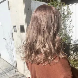 ロング カラー ヘアアレンジ ハイトーン/美髪矯正 🍃大江拓実のヘアスタイル