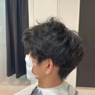 ショート 髪質改善× ハイライト溝江のヘアスタイル