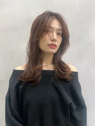 カラー nehus nagaoka所属・🖤複雑履歴ブリーチ Mizuki 🖤のヘアスタイル