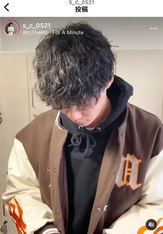 パーマ メンズ メンズサロン アソビ元町のヘアスタイル