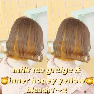 カラー 渋谷:インナーカラー ／🍒エリカ🍒のヘアスタイル