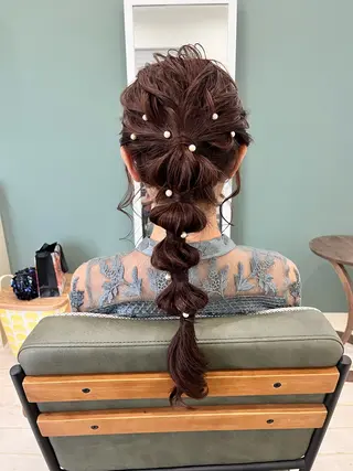 ロング ヘアアレンジ M.arc 【マーキ】のヘアスタイル