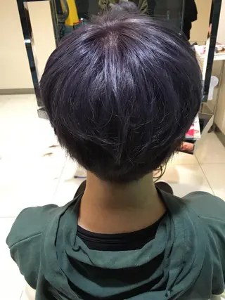 ショート カラー 辻本 夏子のヘアスタイル