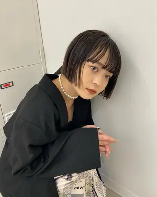ミディアム カラー パーマ ヘアアレンジ メンズ rei／透明感カラー ／オリーブグレージュのヘアスタイル
