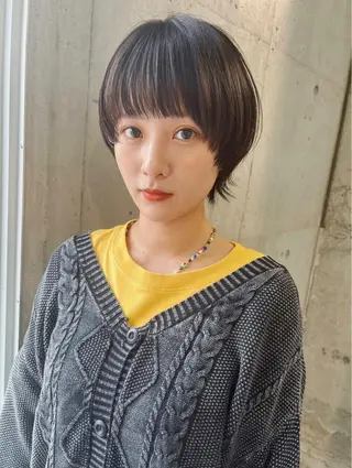 ショート カラー lani 天神大名/ブリーチのヘアスタイル