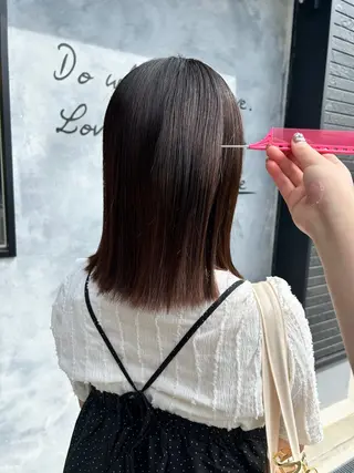 ミディアム 河野 いずみのヘアスタイル