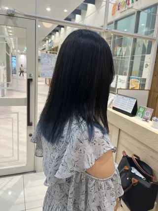 ミディアム カラー ヘアアレンジ 裾カラー/Aya🥀のヘアスタイル