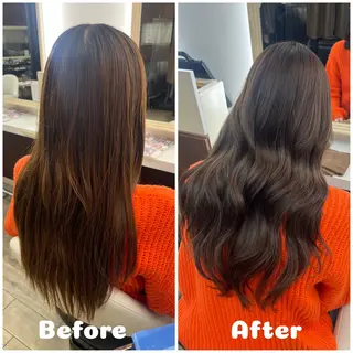 ロング カラー 宮田 かやののヘアスタイル