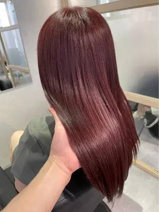 ロング カラー JOS所属・上野ハイトーン/デ ザイン✂︎touiのヘアスタイル