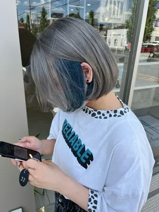 カラー 吹田 駿 髪質改善縮毛矯正のヘアスタイル