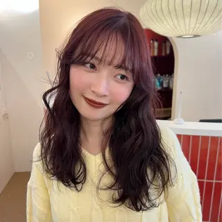 ミディアム カラー 🩰暖色/おベージュ /ayano🥣🫧のヘアスタイル