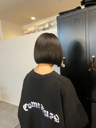 ショート SALT WATER所属・南堀江ハイトーン ×カットMIKU🍒のヘアスタイル