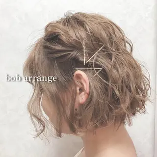 ヘアアレンジ ゆるふわパーマ🌼 アレンジ🌼リョウカのヘアスタイル