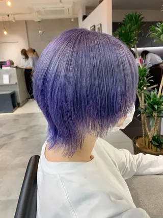 ショート カラー ロングウルフ🤍渋谷 🤍Mizukiのヘアスタイル