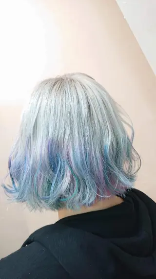 カラー ショート 艶髪✨ブリーチ職人 井手正康のヘアスタイル